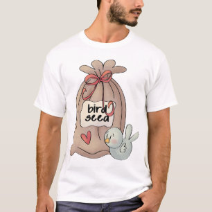 Bird And Bird Seed T-Shirt