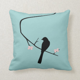Bird and Blossoms Cushion