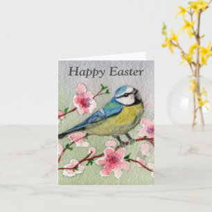 Bird and Blossoms Happy Easter Card