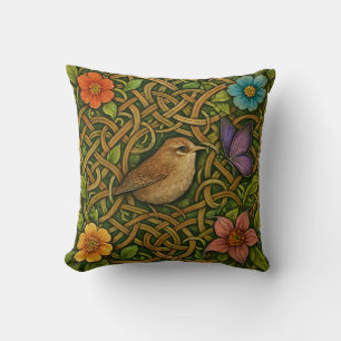 Bird and Butterfly Cushion