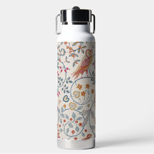 Bird and Floral Pattern, William Morris Water Bottle