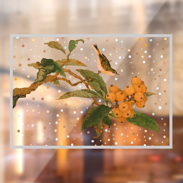 Bird and fruit window cling (Sheet 2)