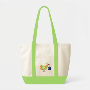 Bird and gift, bag