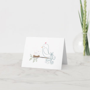 Bird and Nest Note Cards