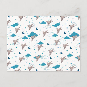 Bird and Night Fairy Dream Postcard