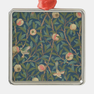 'Bird and Pomegranate' Wallpaper Design, printed b Metal Tree Decoration