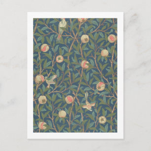 'Bird and Pomegranate' Wallpaper Design, printed b Postcard