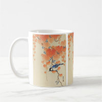 Bird and Red Ivy by Ohara Koson