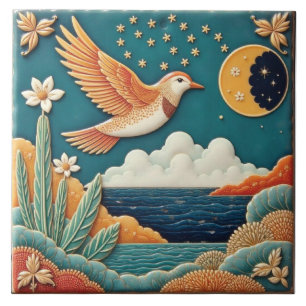 Bird and the Crescent Guide Tile
