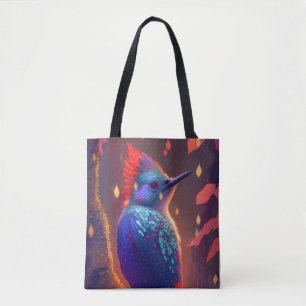 Bird Animal Portrait Painting Wildlife Outdoors Tote Bag
