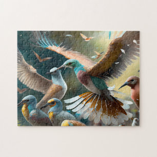 Bird Art 2 Easy Brain Art Puzzles Photo Puzzles In