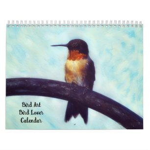 Bird Art Bird Lover Calendar