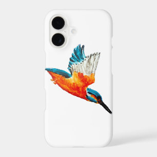 Bird Art Flying Kingfisher