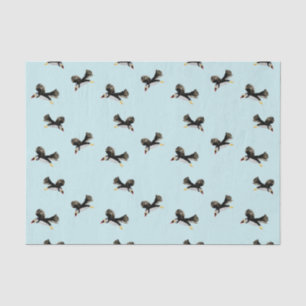 Bird Art Flying Puffins Tissue Paper
