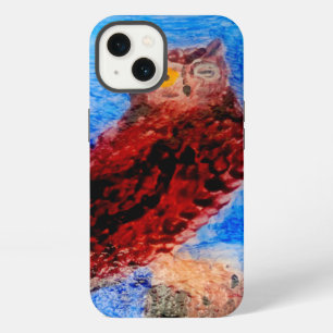Bird Art Funny Owl iPhone 13 Case