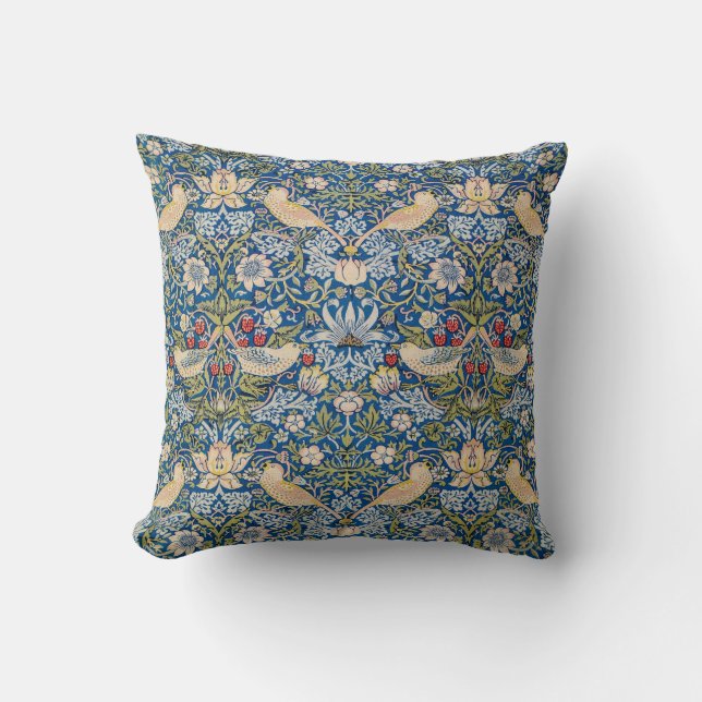 Bird Art Nouveau Design Cushion (Front)