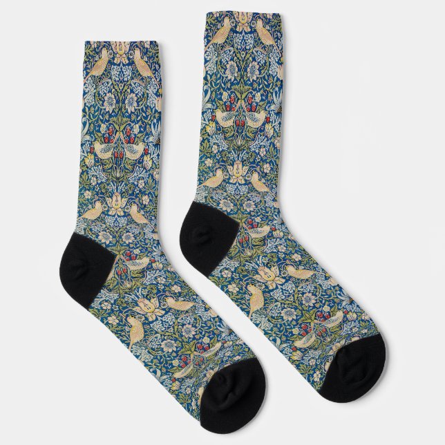 Bird Art Nouveau Design Socks (Right)