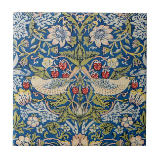 Bird Art Nouveau Design Tile