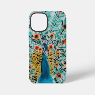 Bird Art Peafowl Peacock Feathers iPhone 12 Mini Case