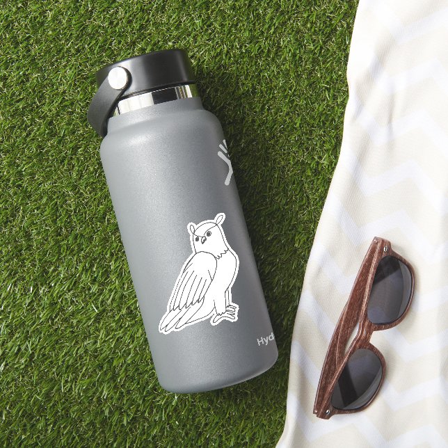 Bird Art Woodland Cute Owl (HydroFlask Insitu)