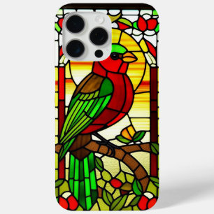 Bird Artwork in Bold Decorative Patterns iPhone 15 Pro Max Case