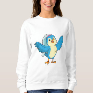 Bird as Bride with Veil Sweatshirt