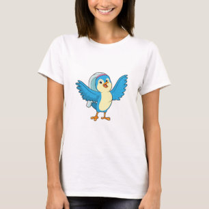 Bird as Bride with Veil T-Shirt