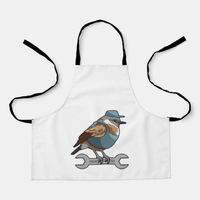 Bird as Carftsman with Wrench Apron (Front)