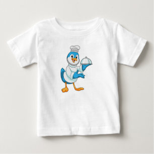 Bird as Cook with Platter Baby T-Shirt