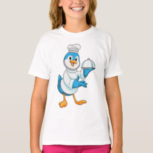 Bird as Cook with Platter T-Shirt