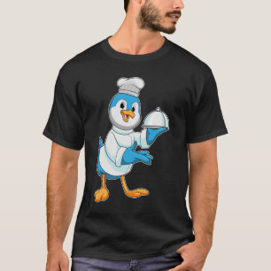 Bird as Cook with Platter T-Shirt