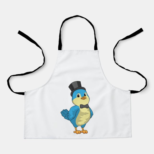Bird as Groom with Ribbon Apron (Front)