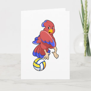 Bird at Volleyball Sports Card