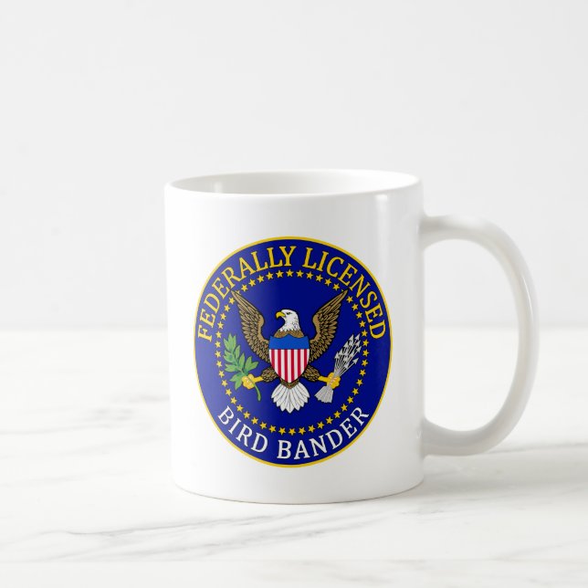 Bird Bander Seal Coffee Mug (Right)