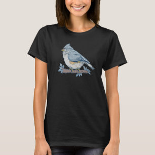Bird Bird Watching Bird Watcher Birder Blue Jay Fl T-Shirt