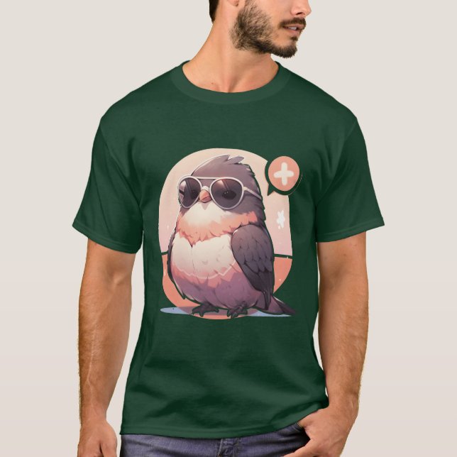 Bird Birds Funny Animals Forest Creatures Animal b T-Shirt (Front)