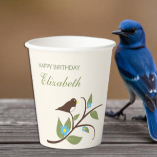 Bird Birthday Paper Cups