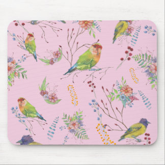 Bird Botanical Mouse Mat