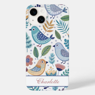 Bird Botanical Perzonalized Case-Mate iPhone 14 Case