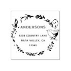 Bird & Botanical Wreath Return Address
