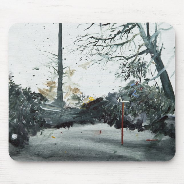 Bird Box Ohlsdorf Cemetery 2013 Mouse Mat (Front)