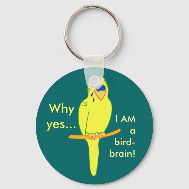 Bird-brain Keychain (Front)