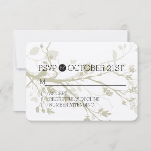 Bird Branches RSVP Card