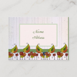 bird business card