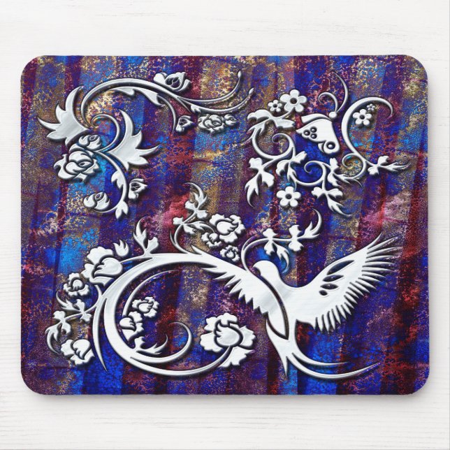 Bird & Butterfly 1 Mousepad (Front)