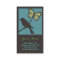 Bird Butterfly Profile Card (Blue)