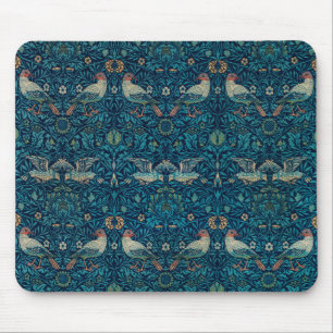 Bird by William Morris, Vintage Garden Textile Art Mouse Mat