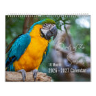 Bird Calendar 18 Mo. Pick Your Start Month / Year.