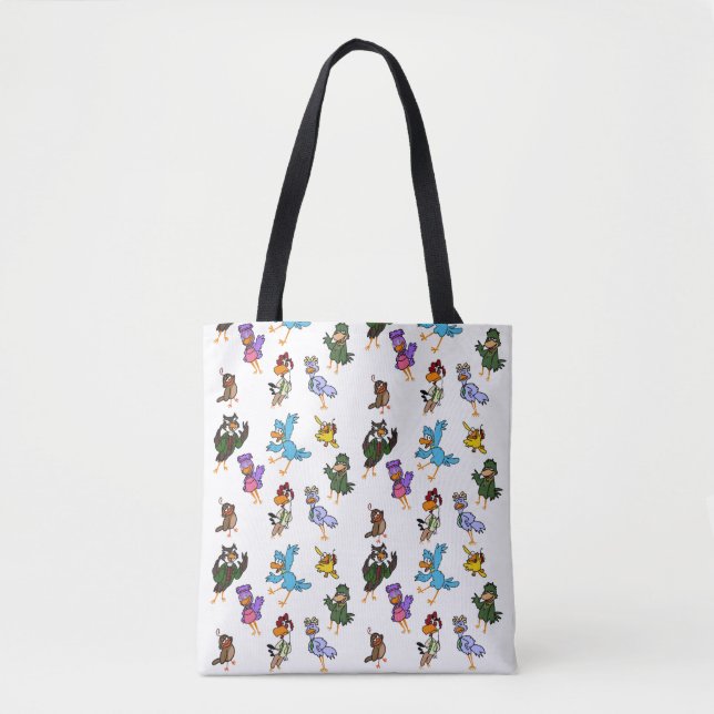 Bird Call Shoulder Tote Bag (Front)