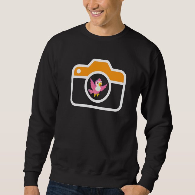 Bird Camera  Bird Watching Sweatshirt (Front)